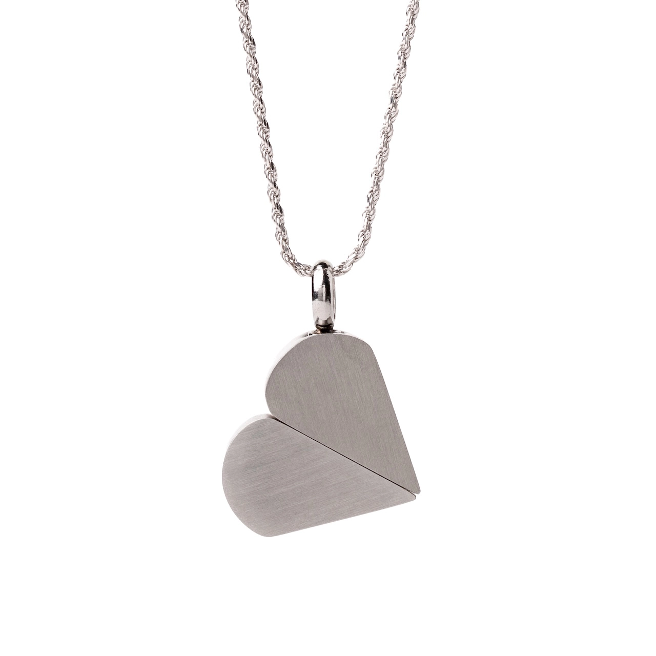 Heart Argento - Collana per ceneri di Animali