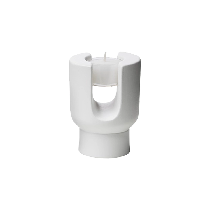 Mini Light White - Small Ceramic Urn for Pets