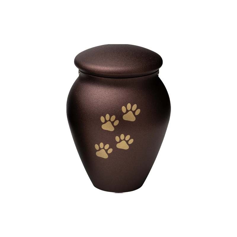 Tulipet Rust Brown - Metal Urn for Pet